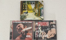Classic UK Punk CD Lot - GBH, The Professionals, Punk Comp (3 Discs) Excellent picture