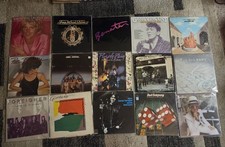 100 Classic Rock Vinyl LP Records Collection Album Lot Eagles Dylan Styx VG /+ picture