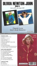 OLIVIA NEWTON-JOHN CLEARLY LOVE/DON'T STOP BELIEVIN'-2 LPs/1 CD LIKE NEW IMPORT picture
