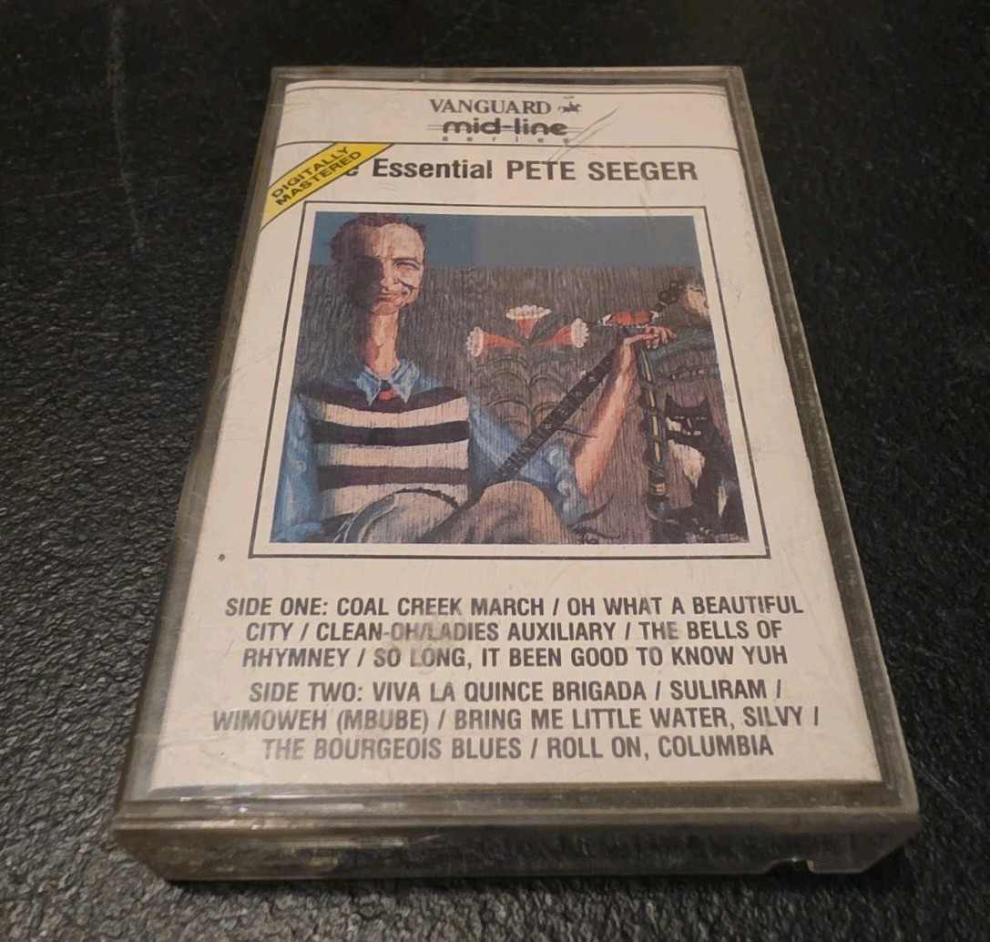 The Essential Pete Seeger by Pete Seeger (Cassette, 1987, Vanguard)