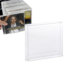 10x Clear Protective Box Protector Sleeve Case (Read)For Music CD Jewel Case picture
