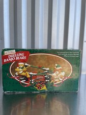 Mr Christmas VTG 1997 Duelling Banjo Bears Musical Plays 20 Holiday Songs (read) picture