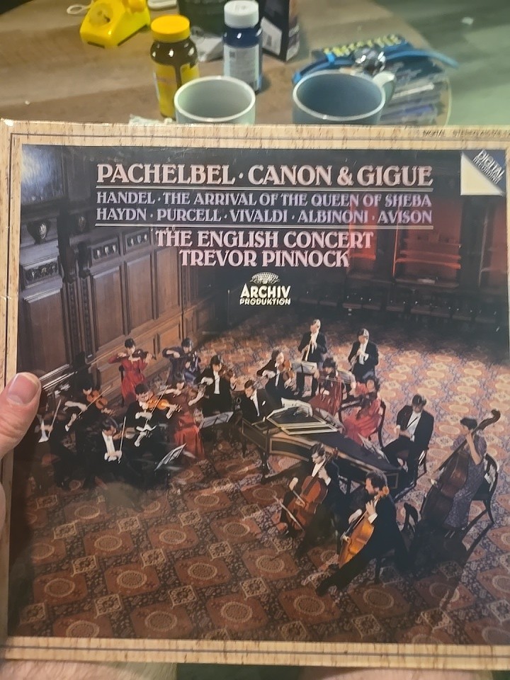 SEALED PACHELBEL/CANON & Gigue Trevor Pinnock Archiv Digital MINT