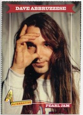 DRUM MAGAZINE PROMO CARD UNNUMBERED DAVE ABBRUZZESE PEARL JAM 2007 picture