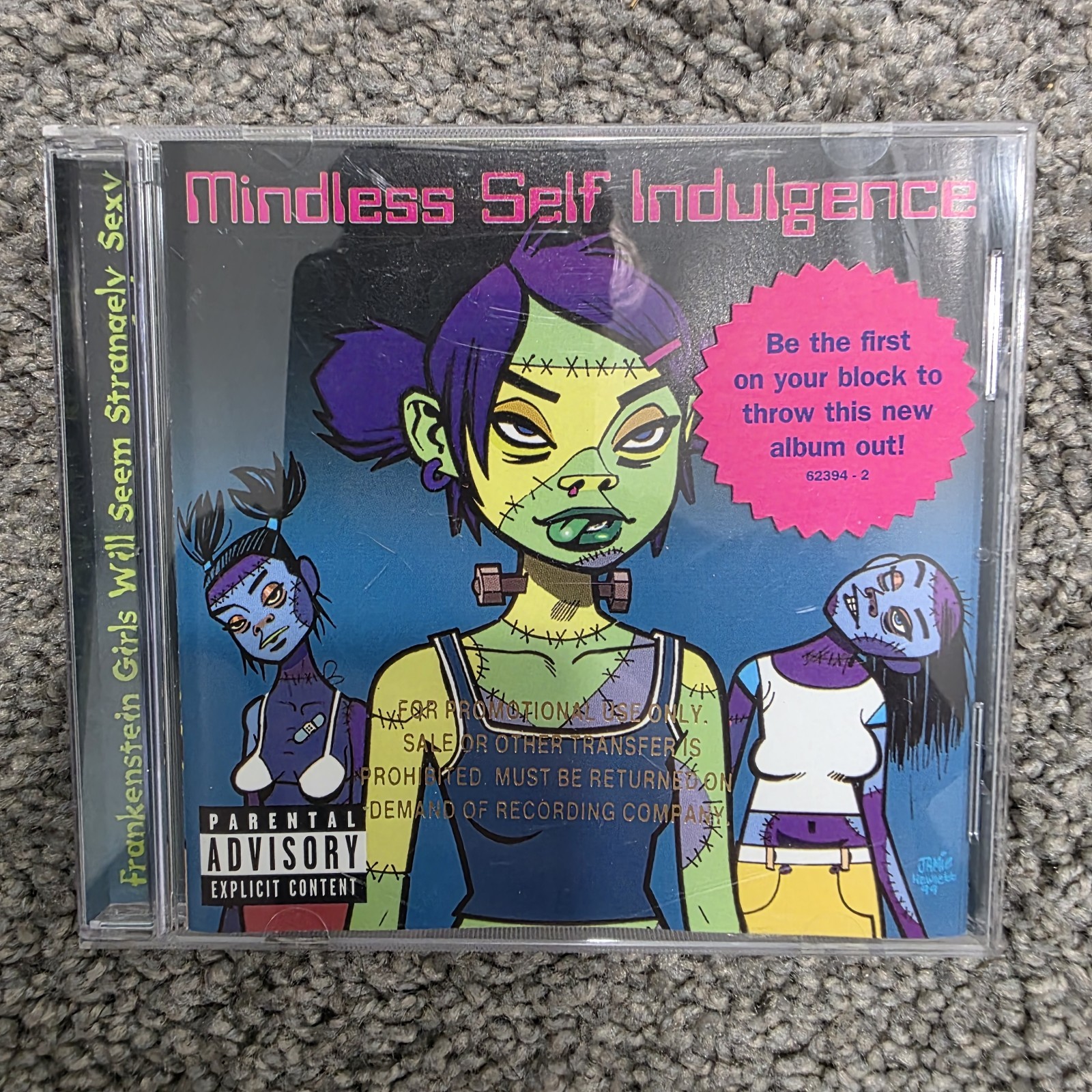 Mindless Self Indulgence Frankenstein Girls Will Seem Strangely Sexy NO CD Promo
