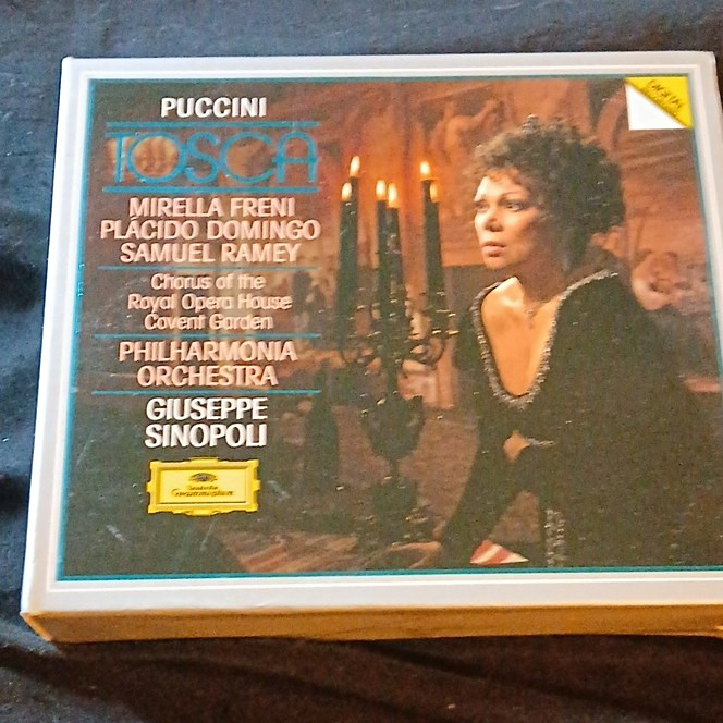 Deutsche Grammophon Puccini Tosca Sinopoli 2CD 1992 Opera 431 776-2