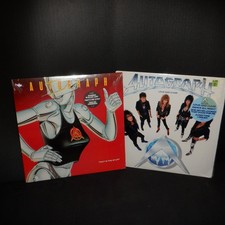 AUTOGRAPH vinyl LOT x2 That's The Stuff 1985 NEW + Loud And Clear 1987 NM- picture