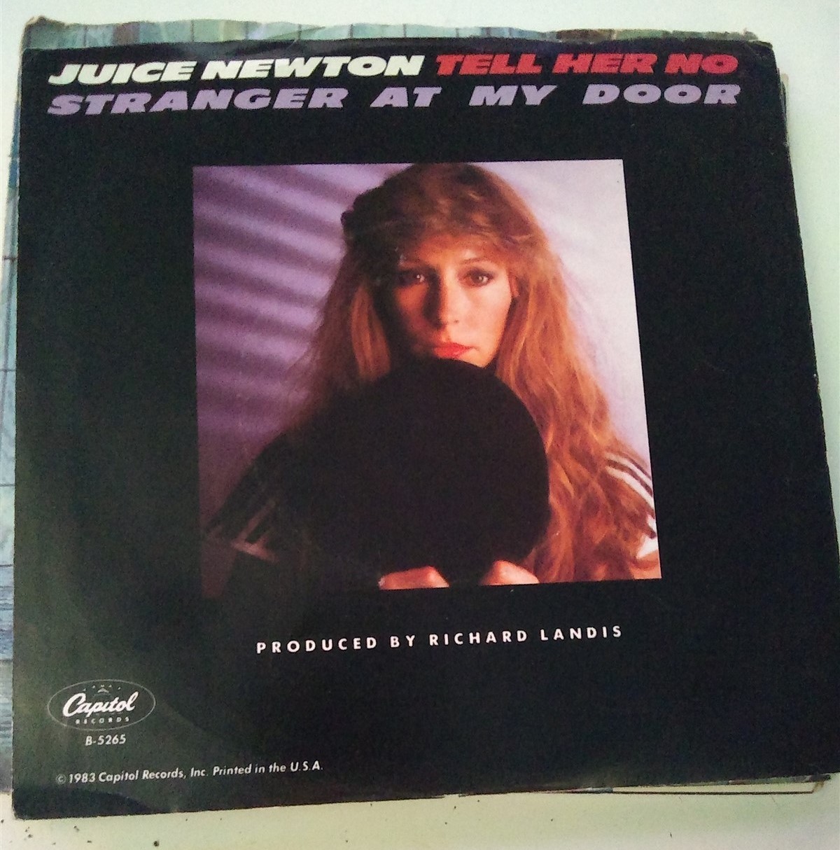 Juice Newton, Tell Her No ~ 1983 Capitol 45 +PS (Zombies cover)