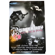2011 Green Day ‘Awesome As F**k’ Live Album Promo Poster, Large (30”x 20”) picture