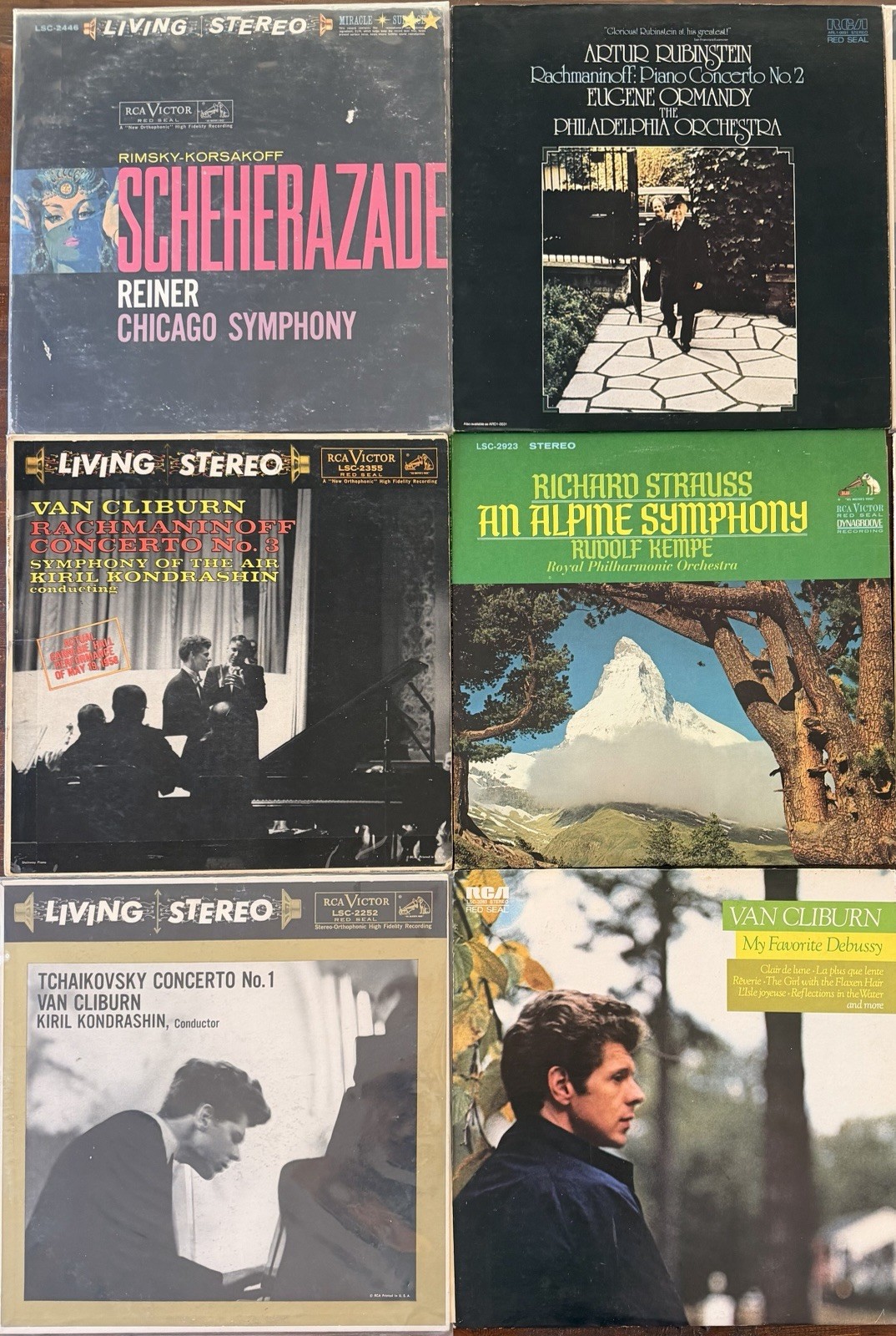 18 Vintage RCA Victor Living Stereo & Red Seal Classical LP Collection