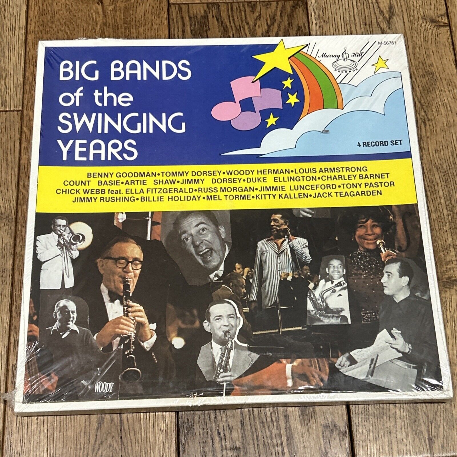 Vintage NOS Big Bands Of The Swinging Years 4 Record Set Sealed