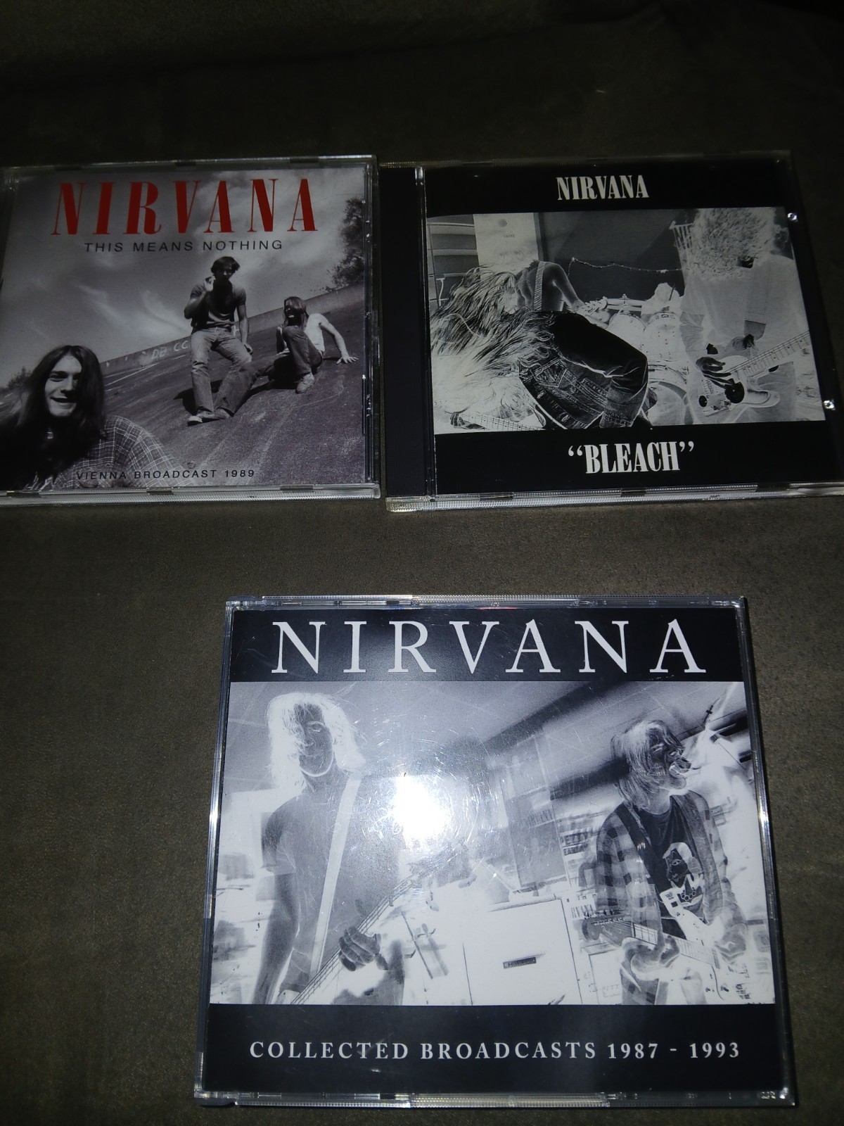 NIRVANA THIS MEANS NOTHING BLEACH COLLECTED BROADCASTS CDS