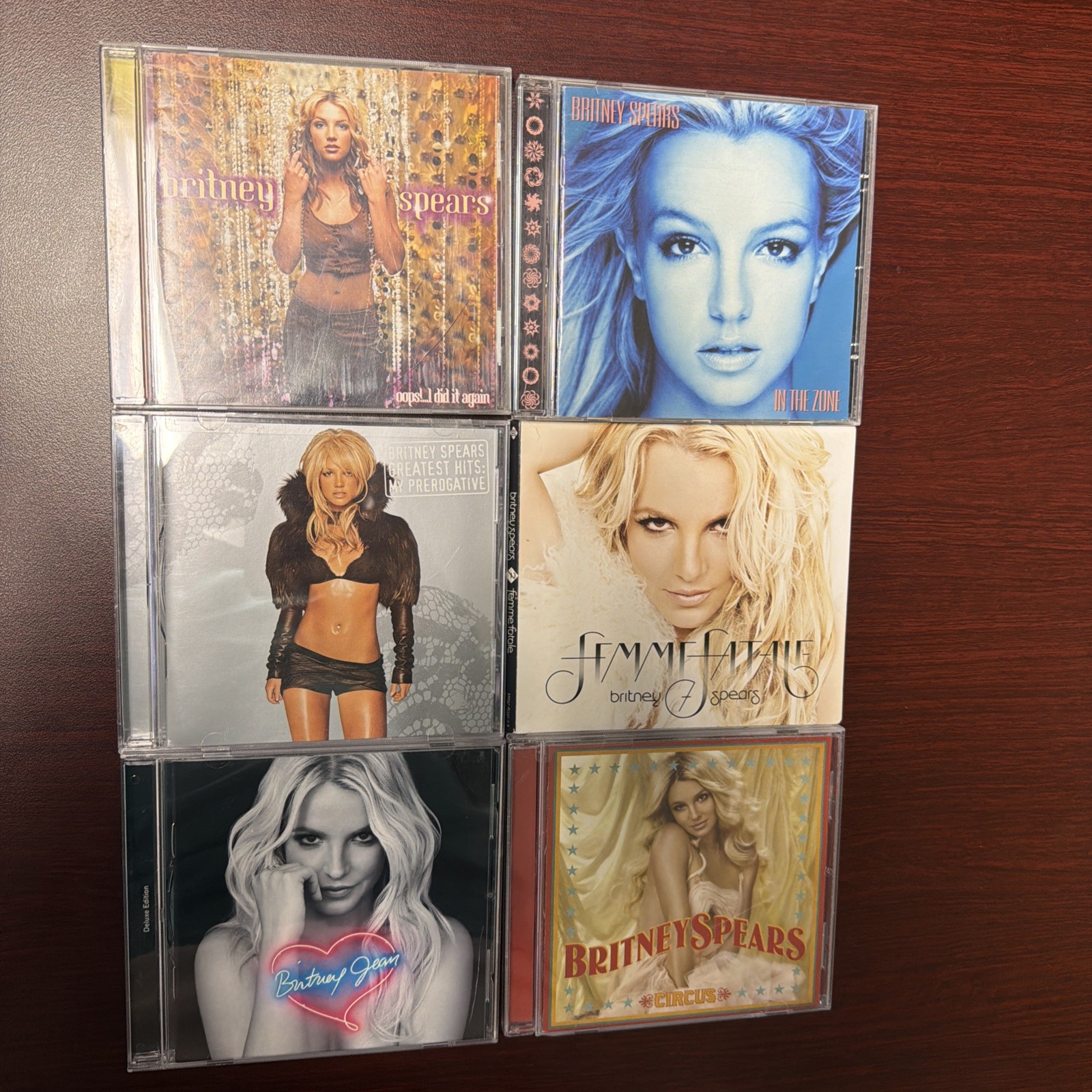 Britney Spears Lot of 6 CDs