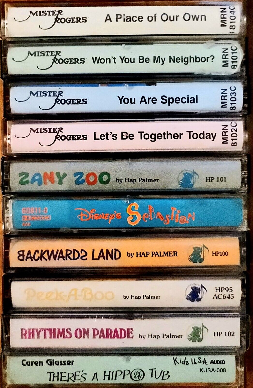 Vintage Kids Songs Cassette Tapes Disney Mr Rogers and More