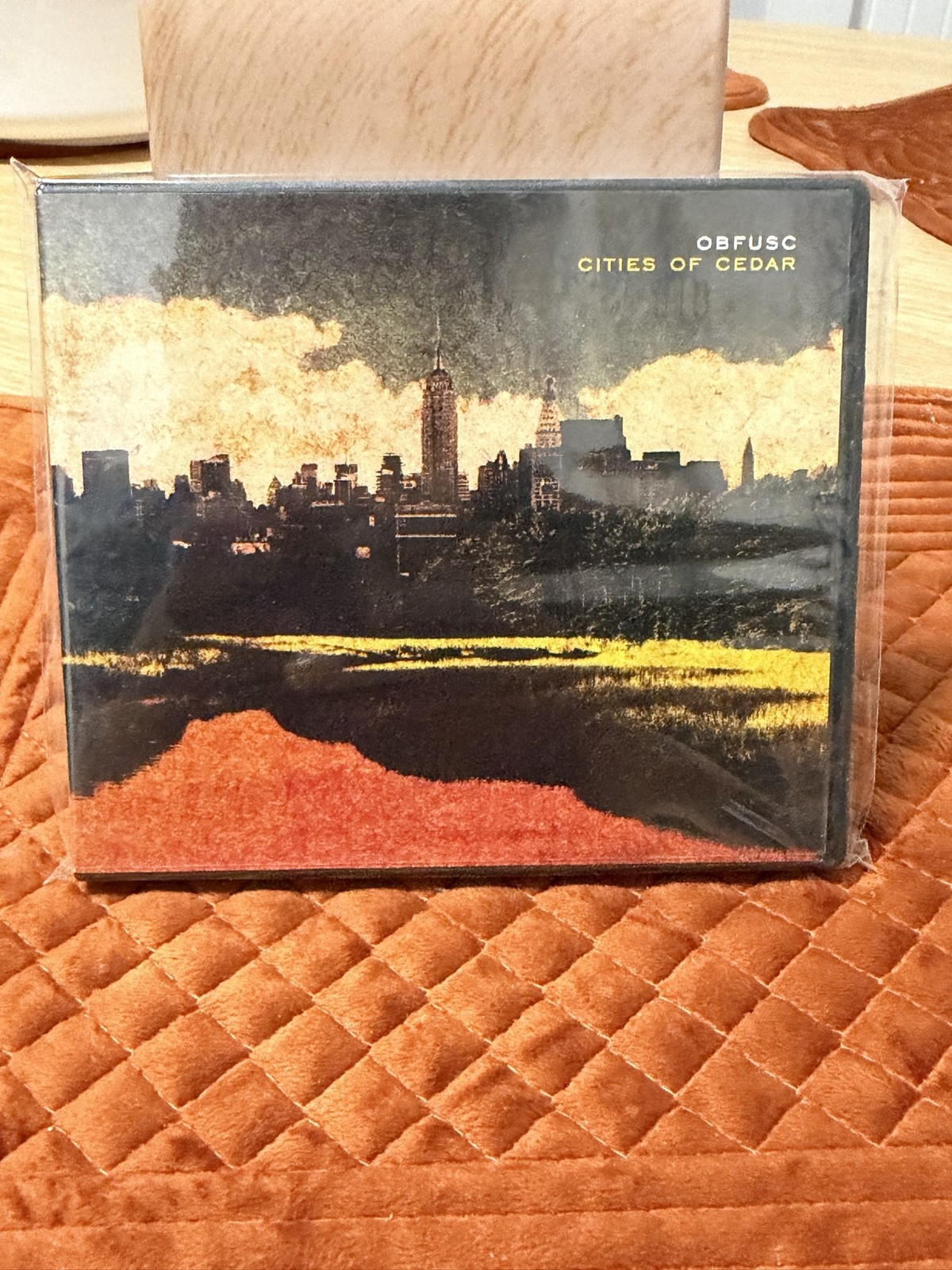 Obfusc CD Cities Of Cedar 2008 Electronic Ambient Downtempo Brown Album Music