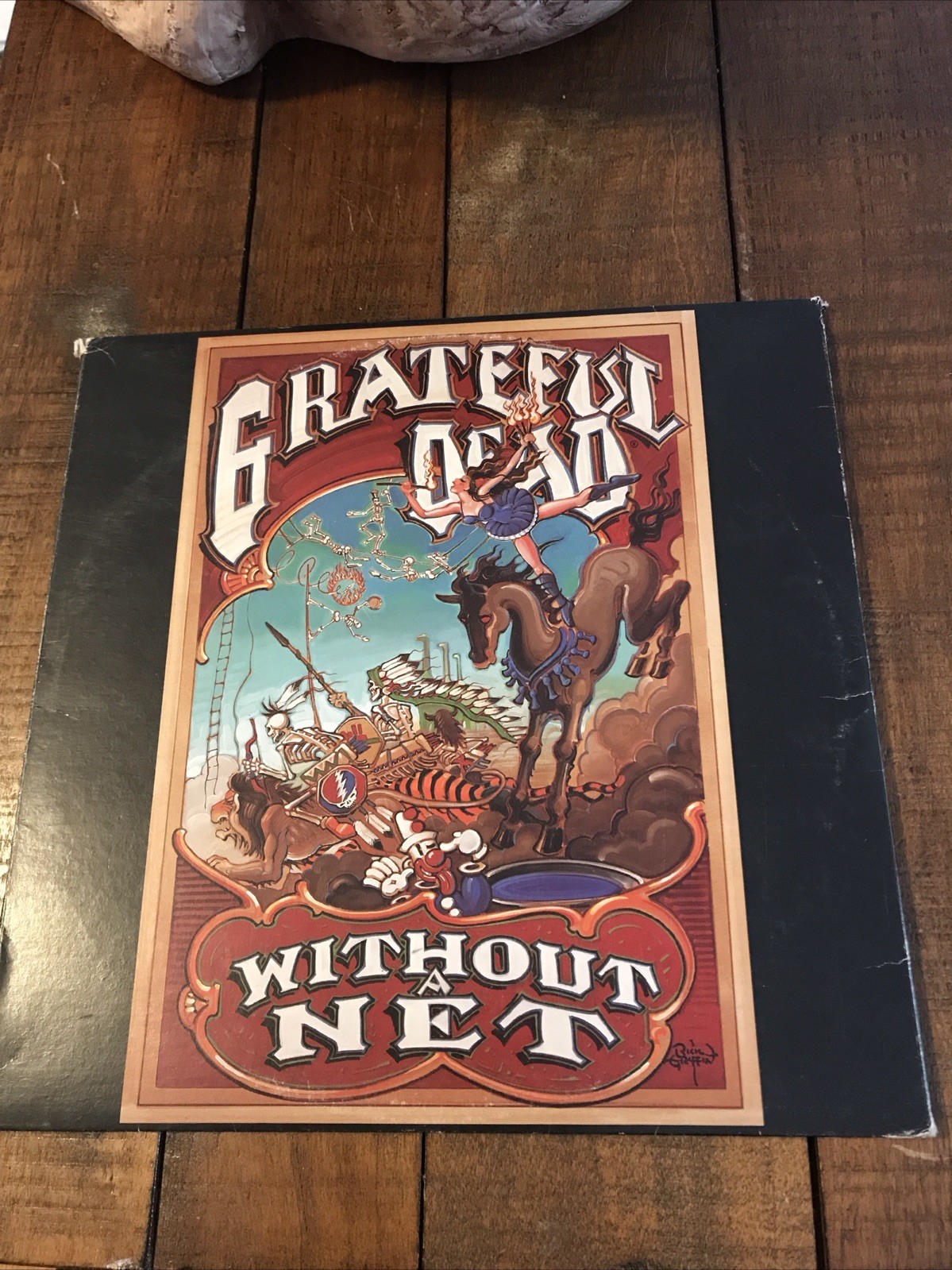 GRATEFUL DEAD Without A Net 3xLP Vinyl Record Original Press Promo Jerry Garcia