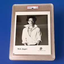 Mick Jagger The Rolling Stones 1983 Photograph PSA Type III 3 Photo Music Record picture