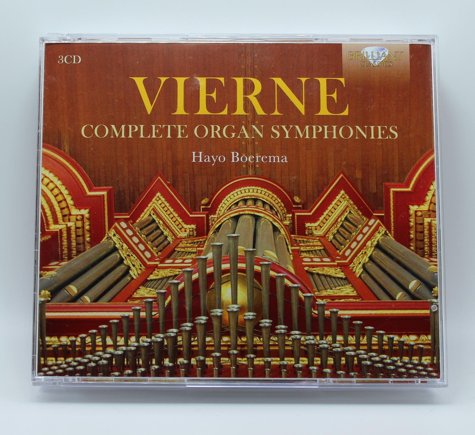 LOUIS VIERNE Complete Organ Symphonies Hayo Boerema 3 CD Box Set Classical CD
