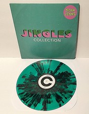 MEAN JEANS jingles collection GREEN VINYL with Black and Red splatter Lp Record picture