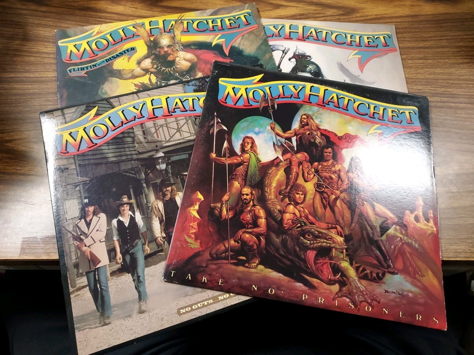 MOLLY HATCHET*LOT OF 4*LP VINYL RECORDS EPIC RECORDS EX/VG+ 70'S- 80'S