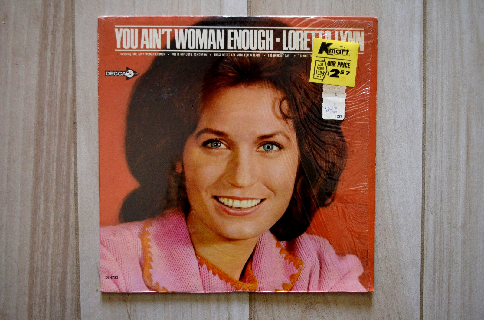 Loretta Lynn LP “You Ain't Woman Enough” Decca (DL4783-Mono) Near Mint
