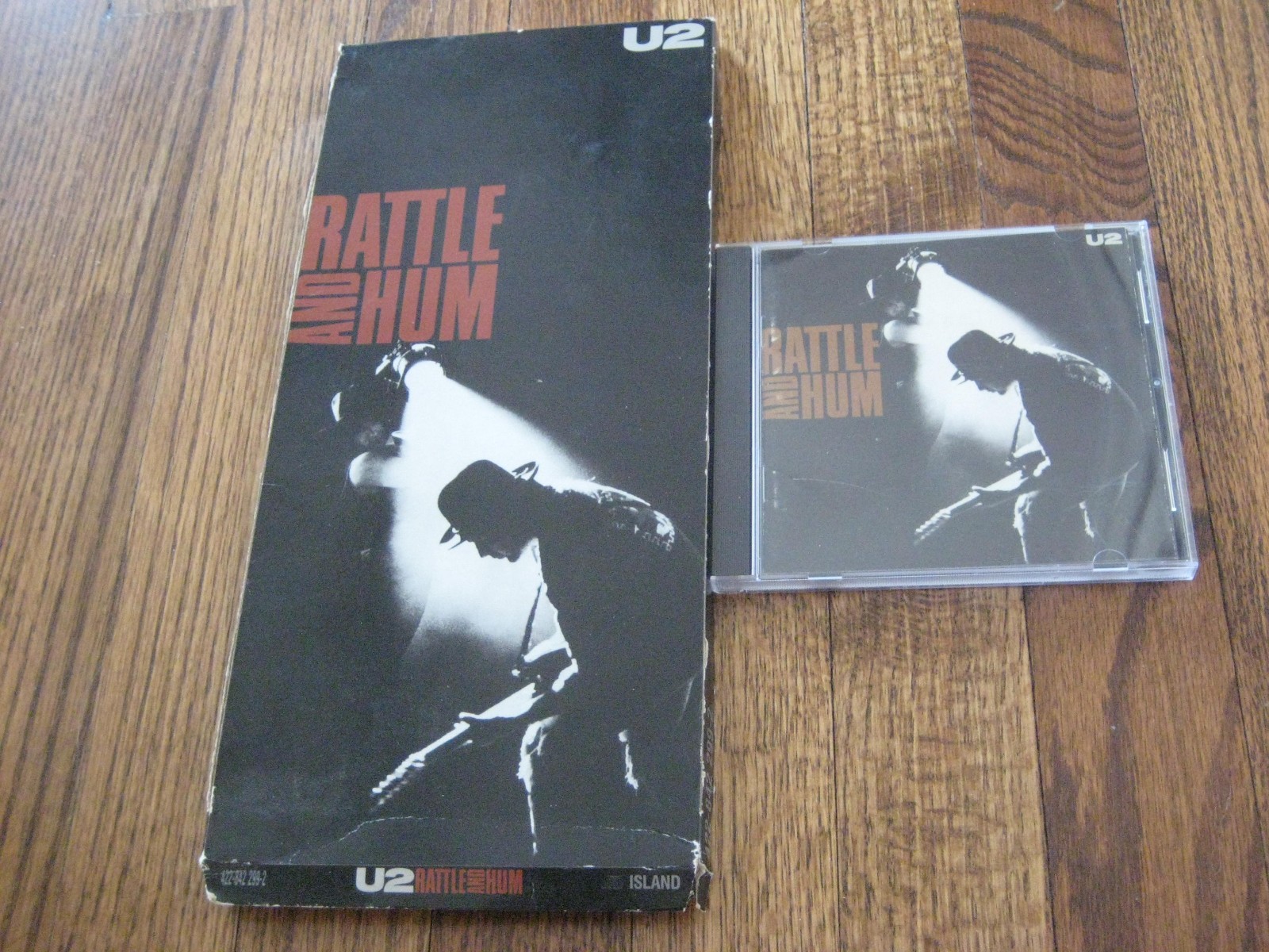 U2 Rattle and Hum  Longbox  and Original Cd  Bono