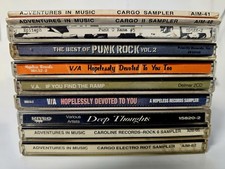 Vintage Lot Of 10 Punk Compilation CD's Original 1980 1990s First US Pressings picture