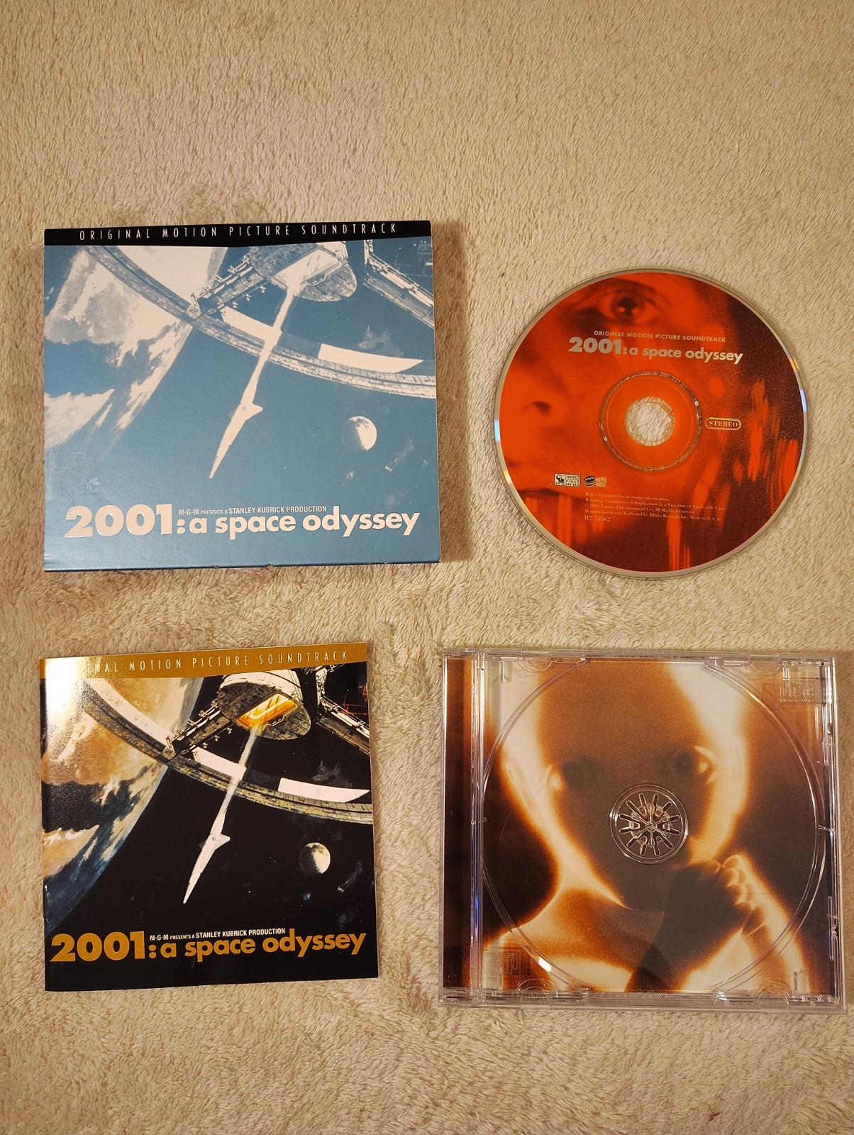 2001: A Space Odyssey Soundtrack CD 1996 Remastered Classical Rhino EXCELLENT