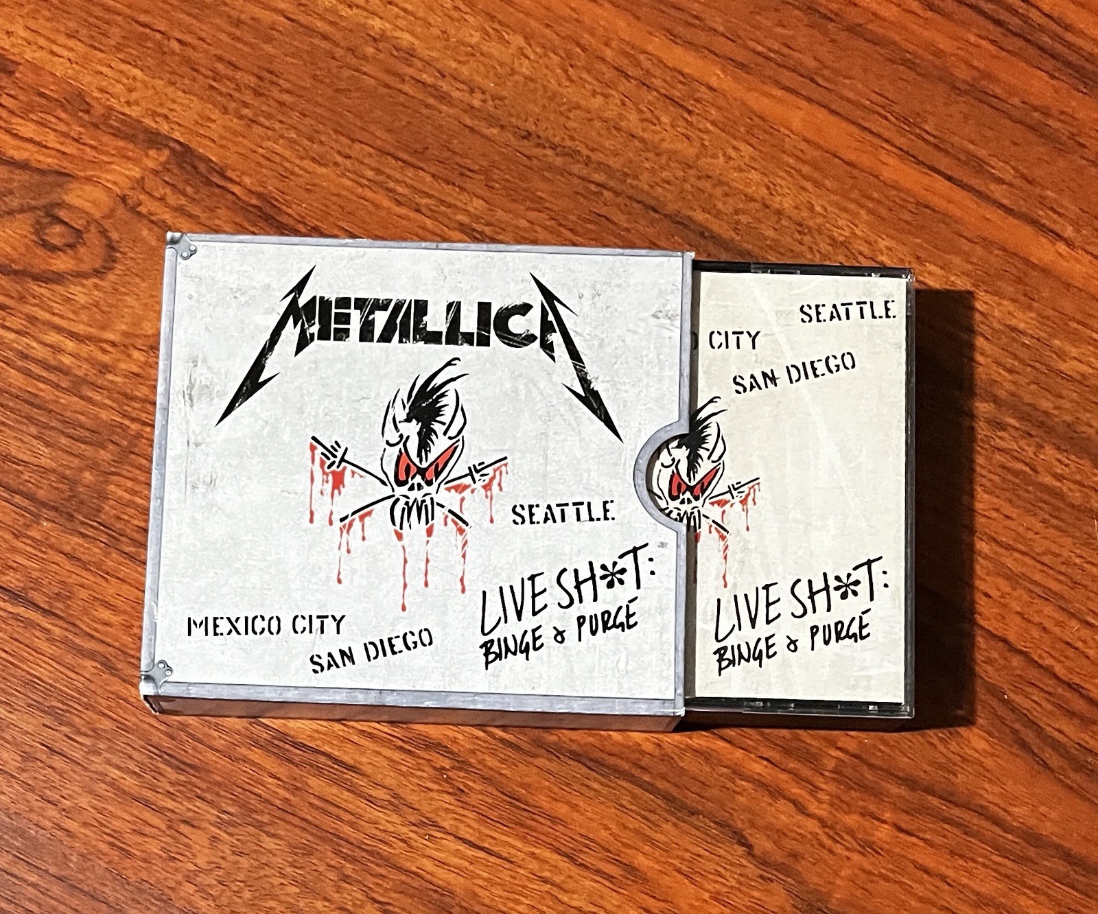 Metallica Live Sh*t Binge & Purge 3 CD 2 DVD w/Insert Rare Tested & Rocks