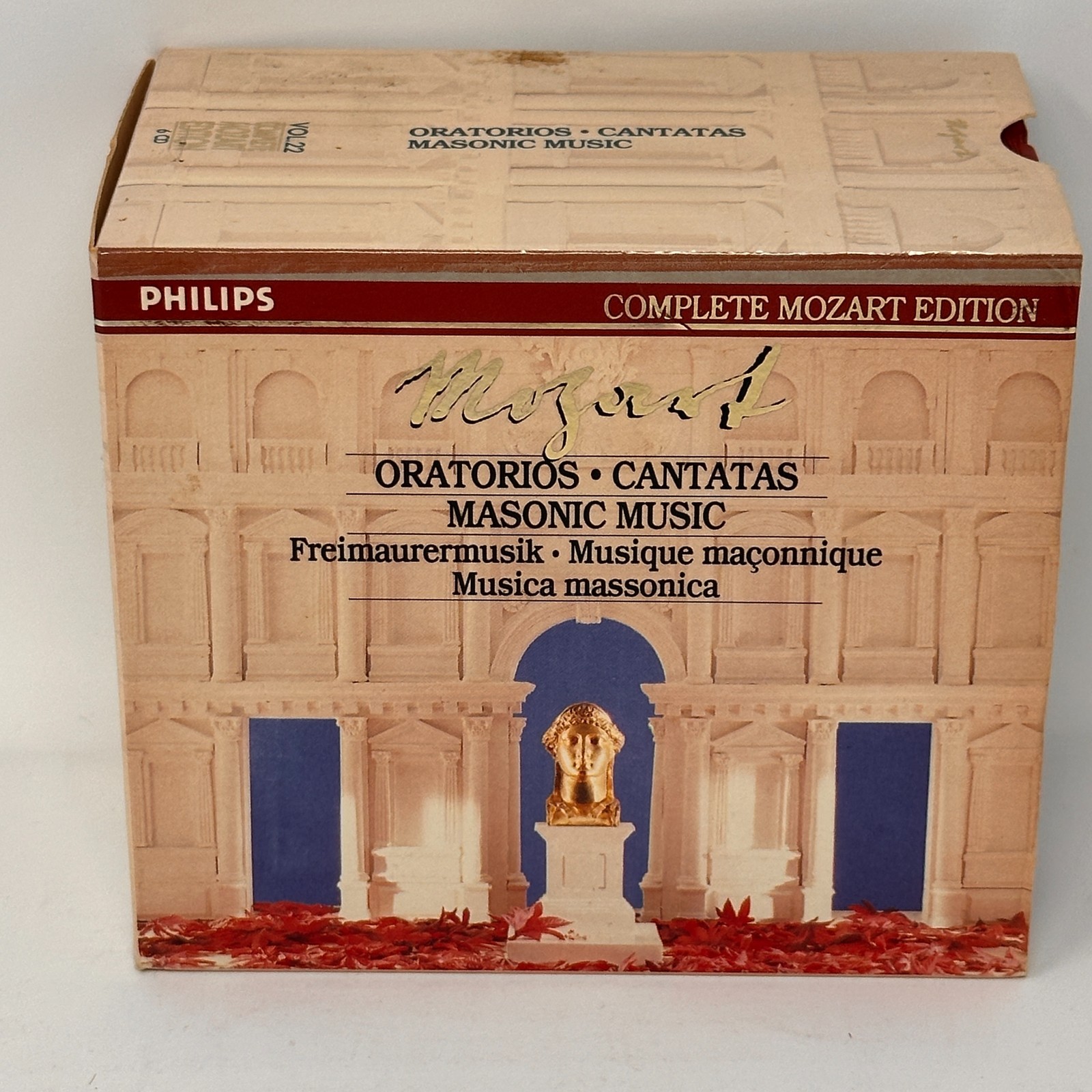 Mozart : Oratorios, Cantatas, Masonic Music Vol 22 6 CD Box Set Philips Complete