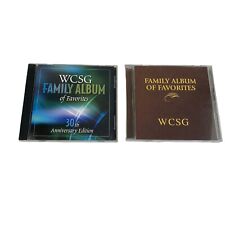 WCSG Family Album Of Favorites (Lot Of 2) Music CDs Michigan Christian Radio picture