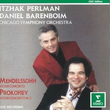 Mendelssohn & Prokofiev:  Itzhak Perlman/Daniel Barenboim/Chicago Sym (Cd 1993) picture