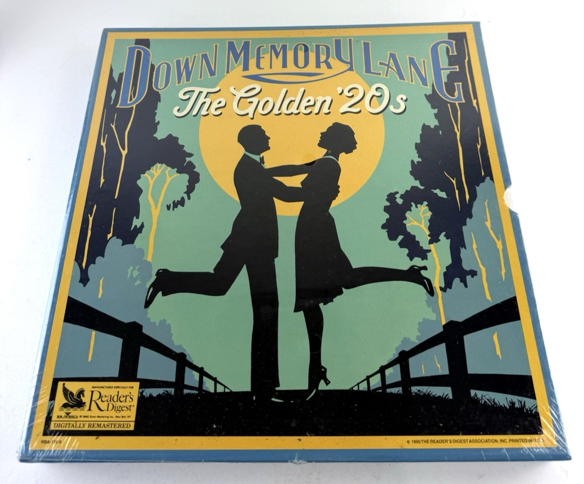 Down Memory Lane-The Golden 20s-SEALED-Readers Digest-Viny LP -Box Set Jazz-Mint