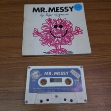 Vintage Mr. Messy Book & Cassette Roger Hargreaves Cypress Mr. Men MM 211 picture