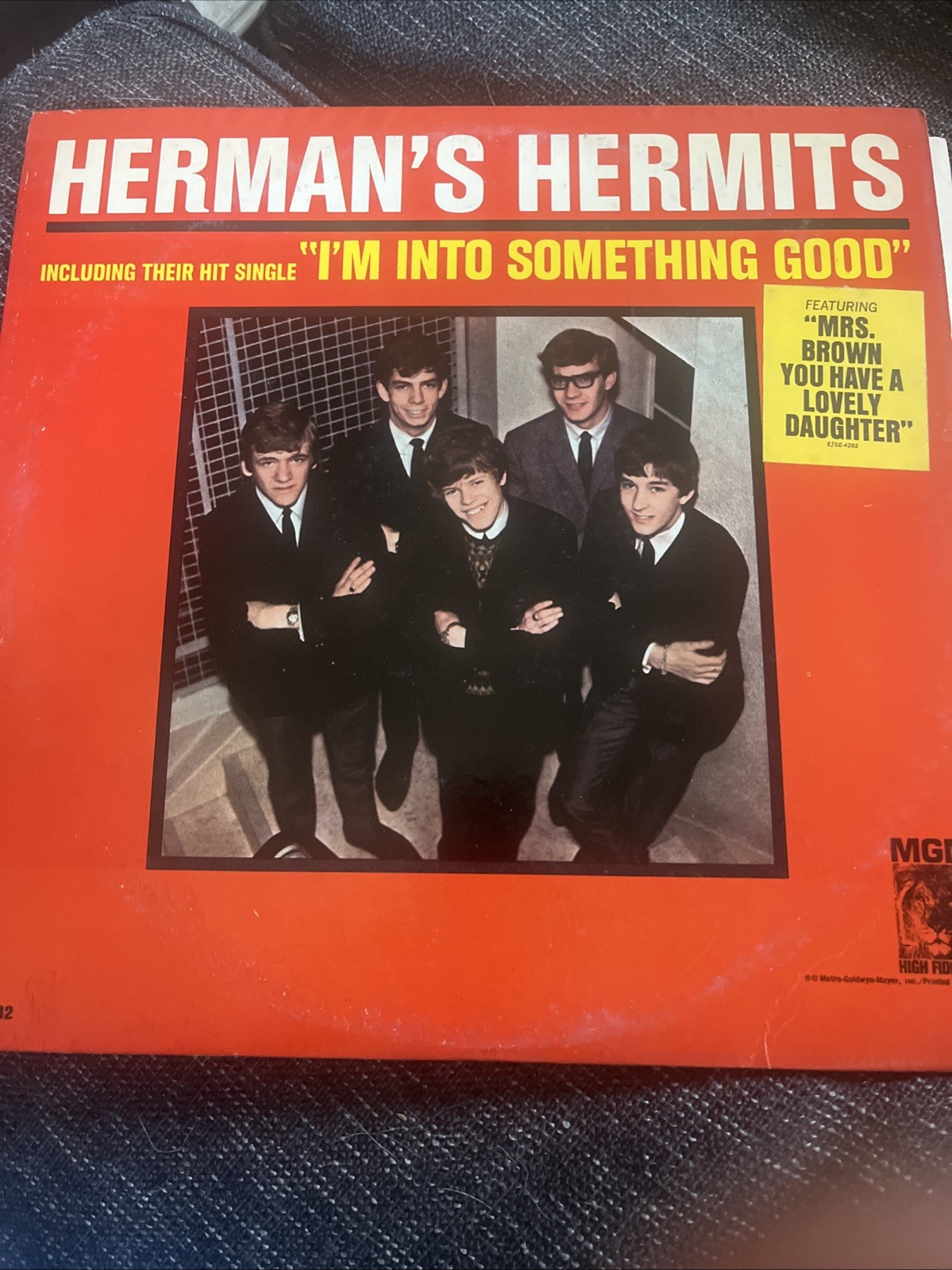 Herman’s Hermits - Introducing  1965 Mono Vinyl LP- MGM- E 4282