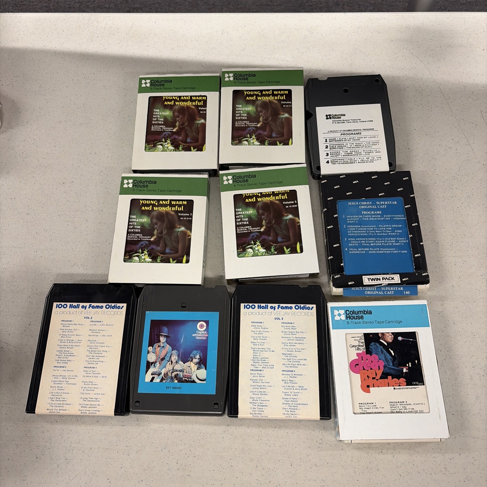Vintage 8 Track Tape Lot of 9 Grand Funk Railroad Oldies Columbia House