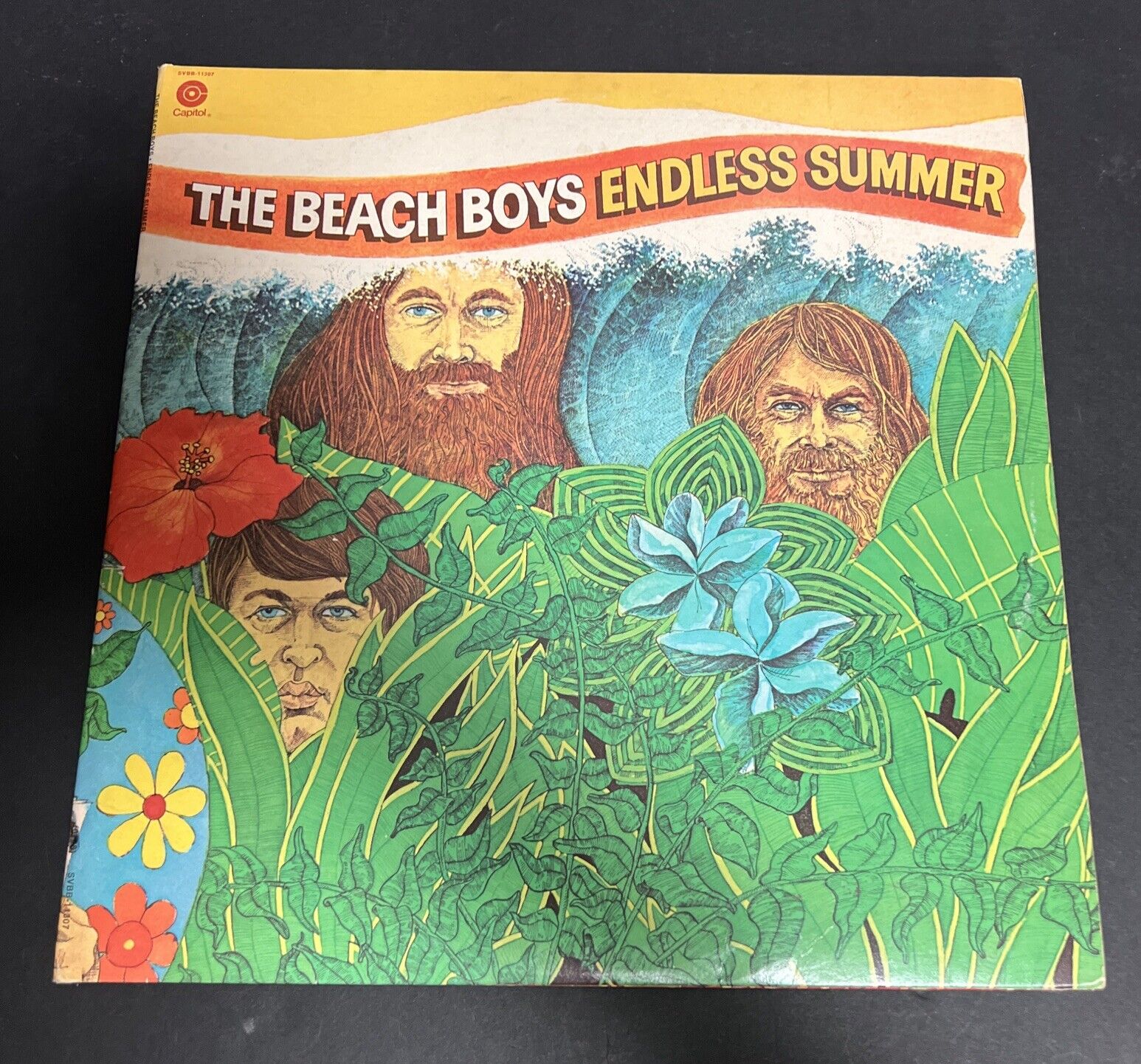 The Beach Boys Endless Summer LP 2 Album Poster 1974 Vinyl Capitol SVBB-11307
