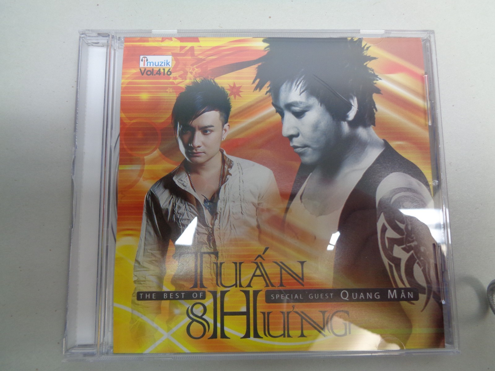 THE BEST OF TUAN HUNG 8 Vol. 416 New CD Special Guest Quang Man