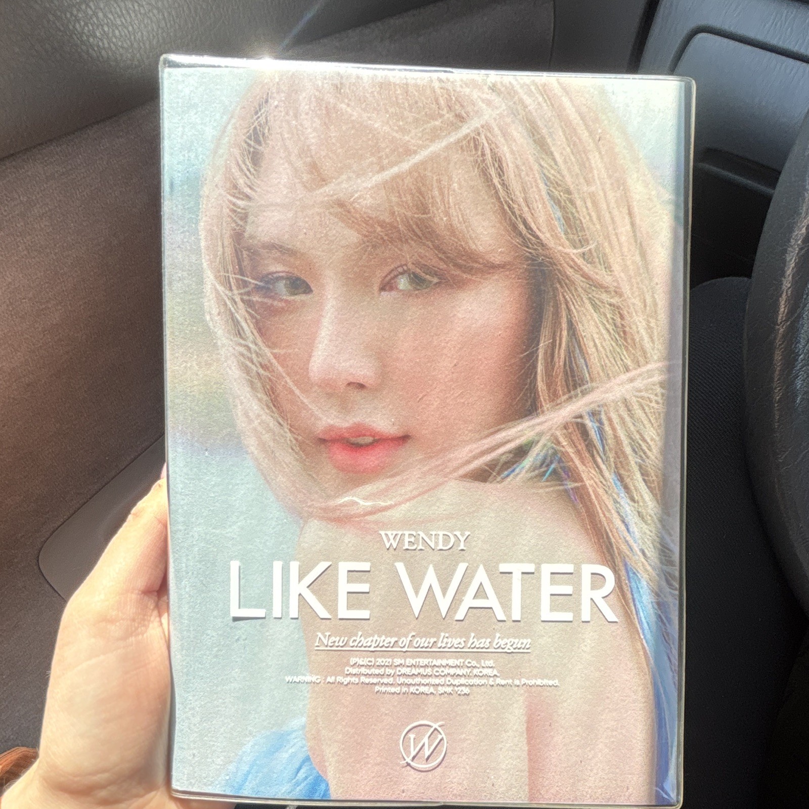 Wendy Like Water CD 2021 SM Photo Book Ver Mini Album K-Pop Korean