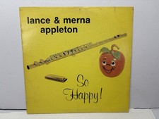 Lance Appleton & Merna- SO HAPPY Gospel Harmonica Record Album Rite Record Prod picture