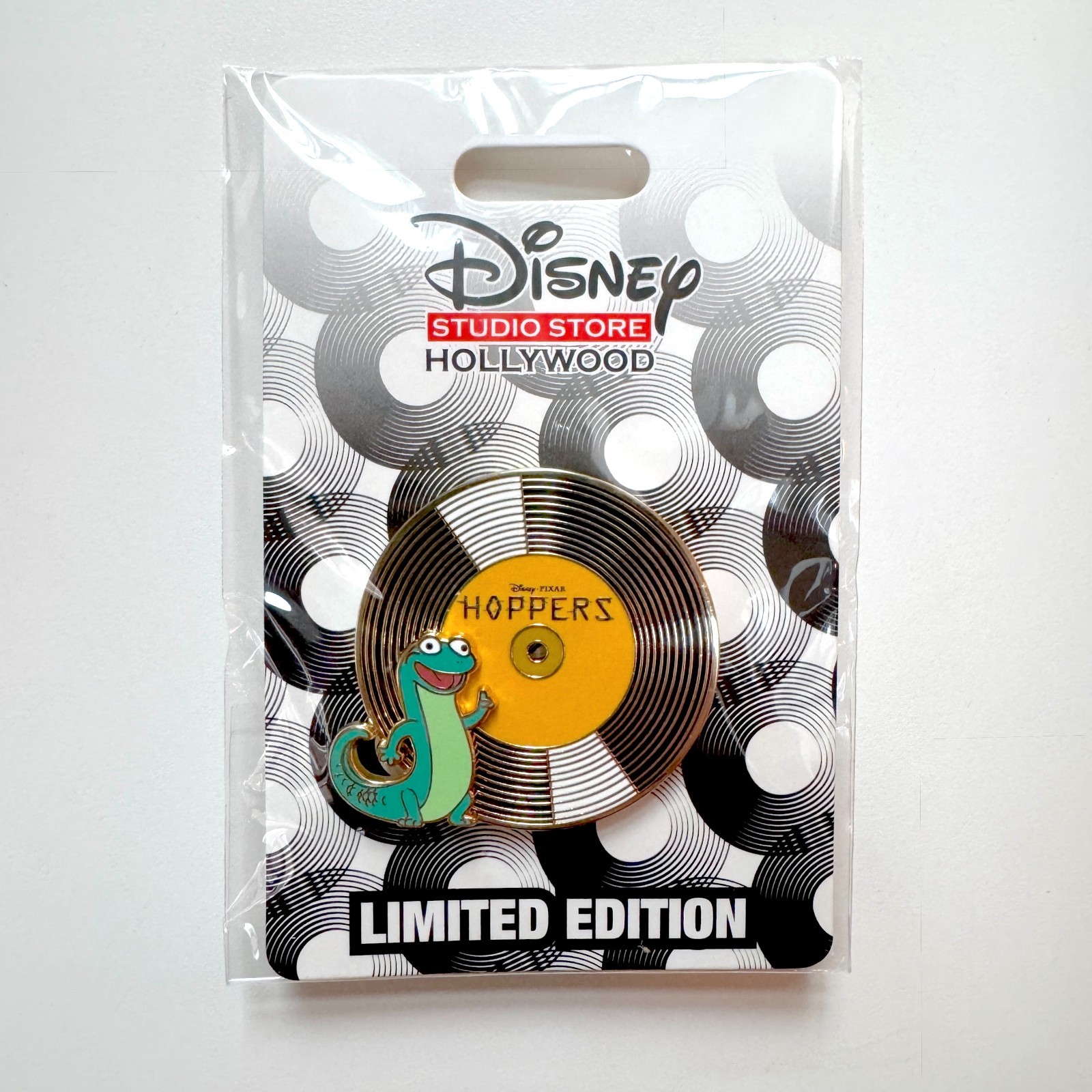 Disney D23 Expo 2026 DSSH Hoppers Tom Lizard Vinyl Record Pin LE 400