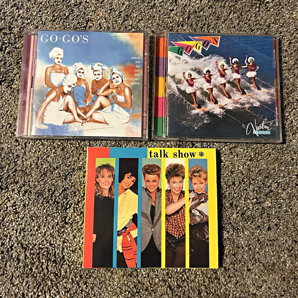Go-Go's 3 CD lot / beauty , vacation , talk show / all remastered