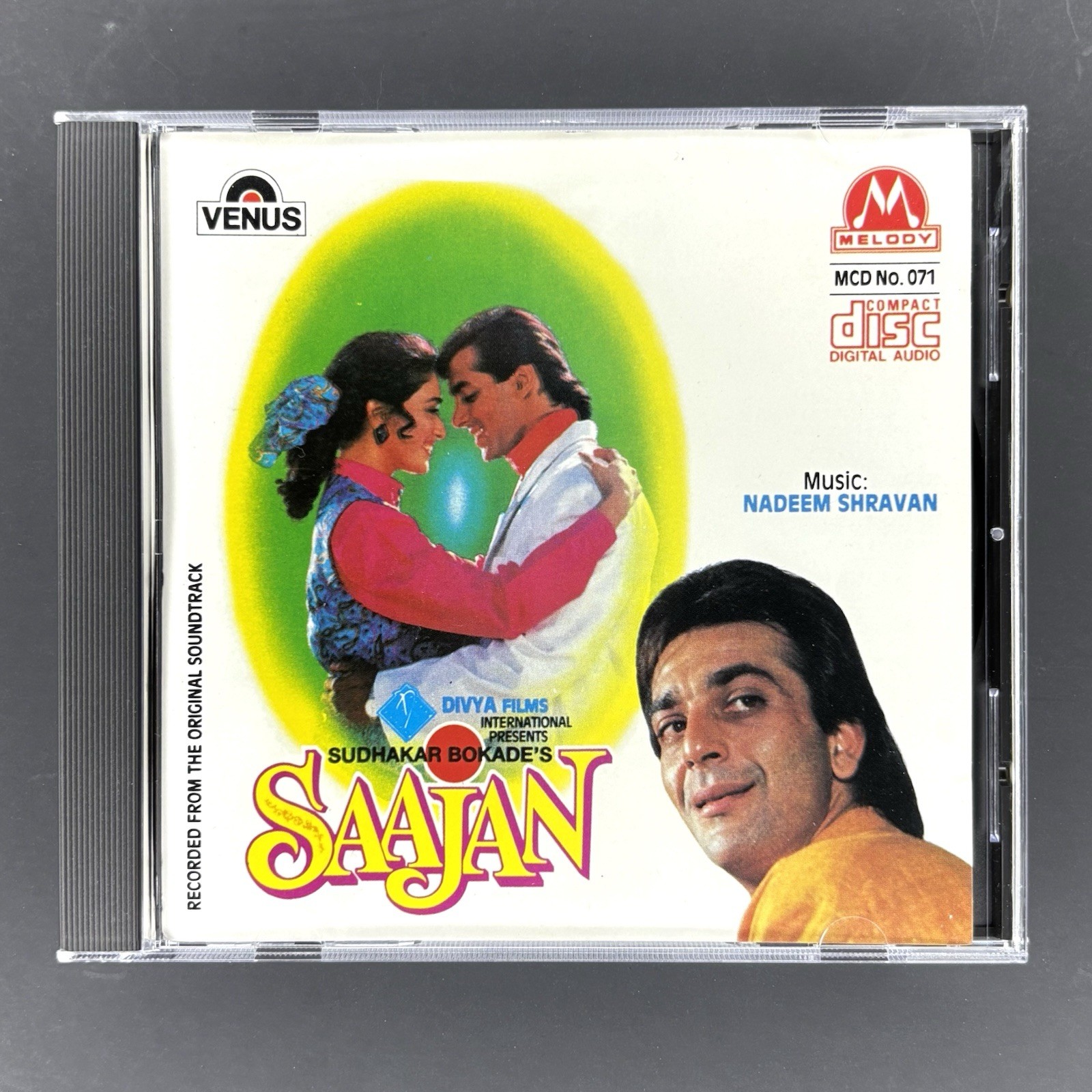 Saajan Soundtrack CD 1991 Venus Nadeem Shravan Sameer Bollywood Hindi Like New