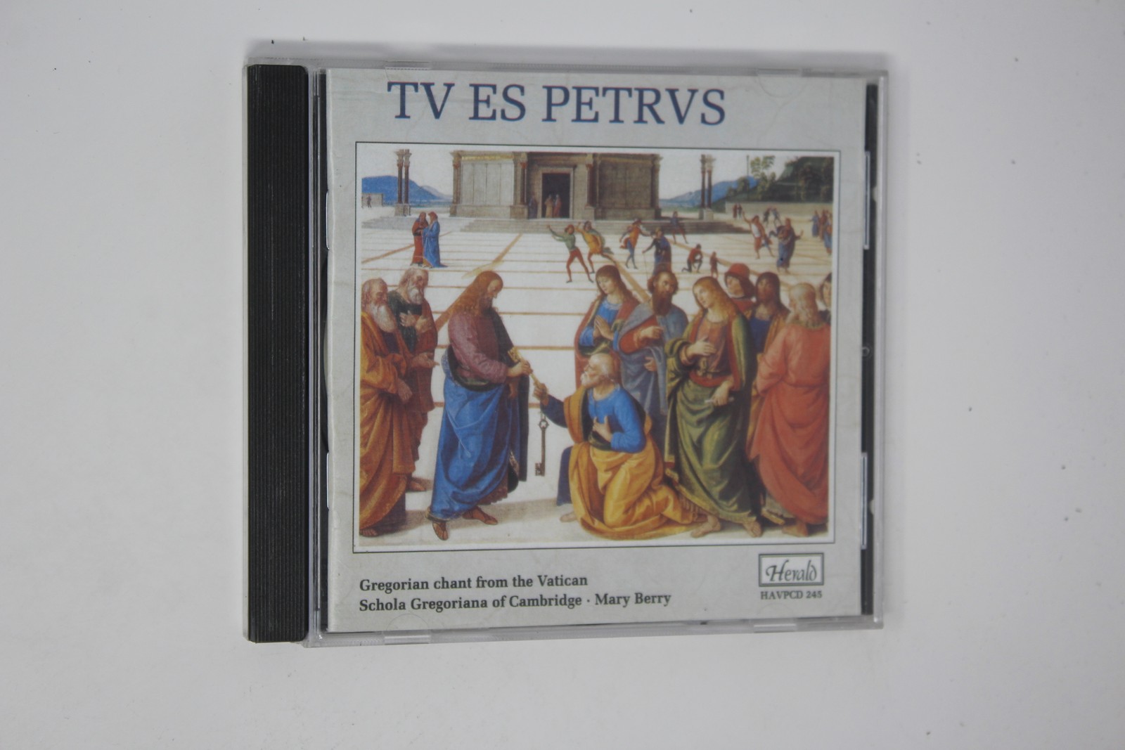 Tv Es Petrvs Gregorian Chant Vatican CD Schola Gregoriana Cambridge