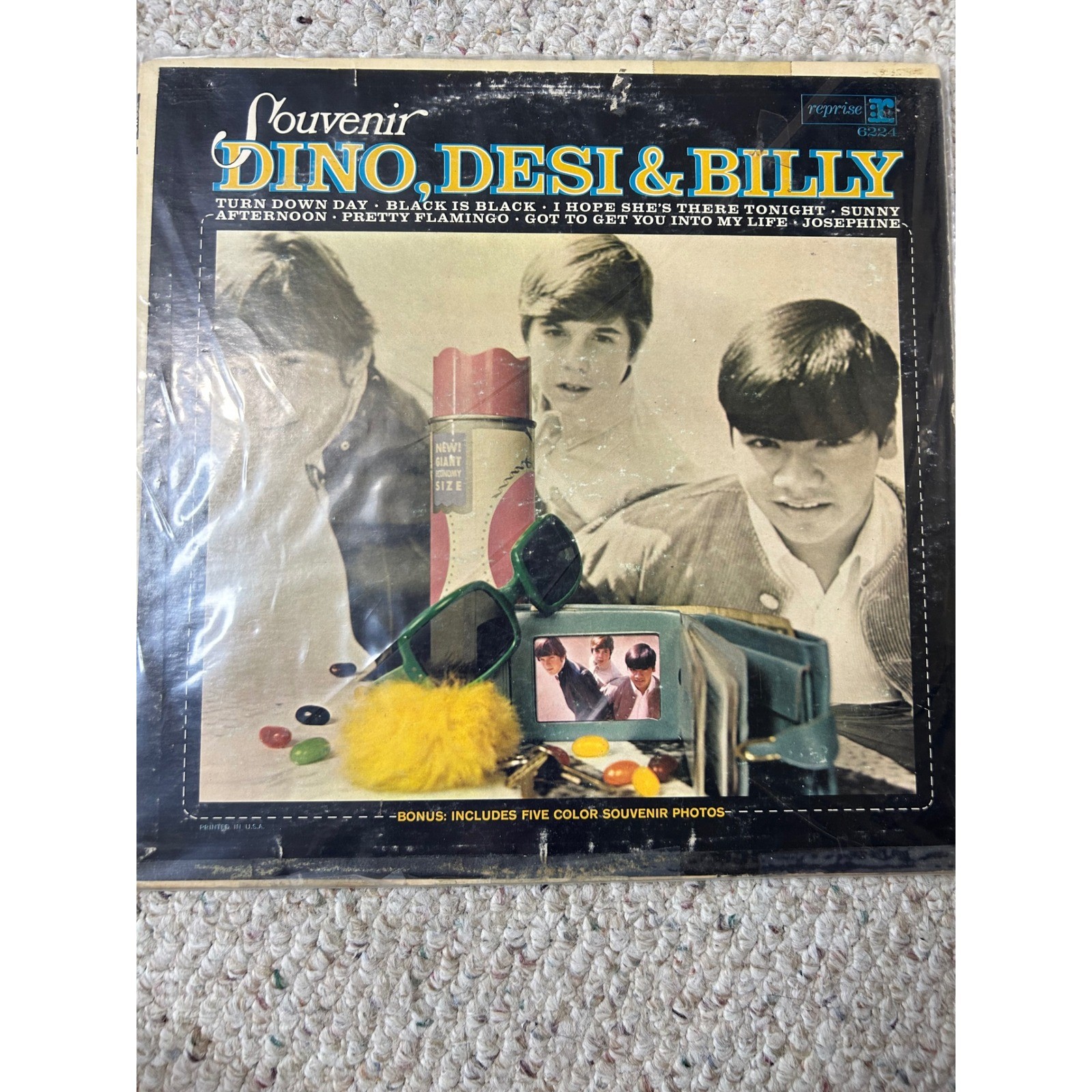 Dino, Desi & Billy Souvenir LP Record Vintage 1965 Reprise RS 6234