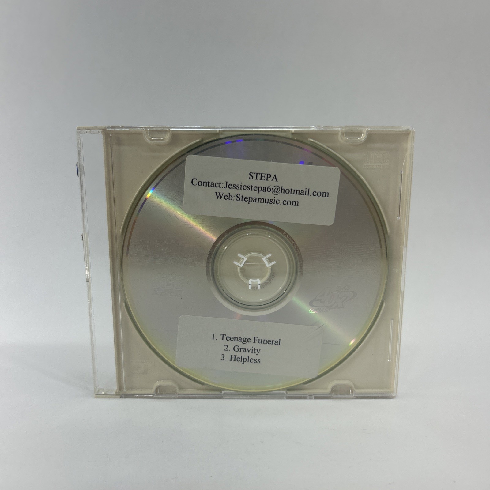 STEPA - TEENAGE FUNERAL 2003 EARLY PROMO CDR 3 SONG DEMO NU METAL UNRELEASED