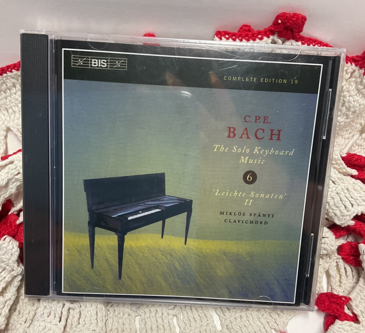 NEW CPE Bach CD The Solo Keyboard Music 6 Leichte Sonaten II VTG Import BIS