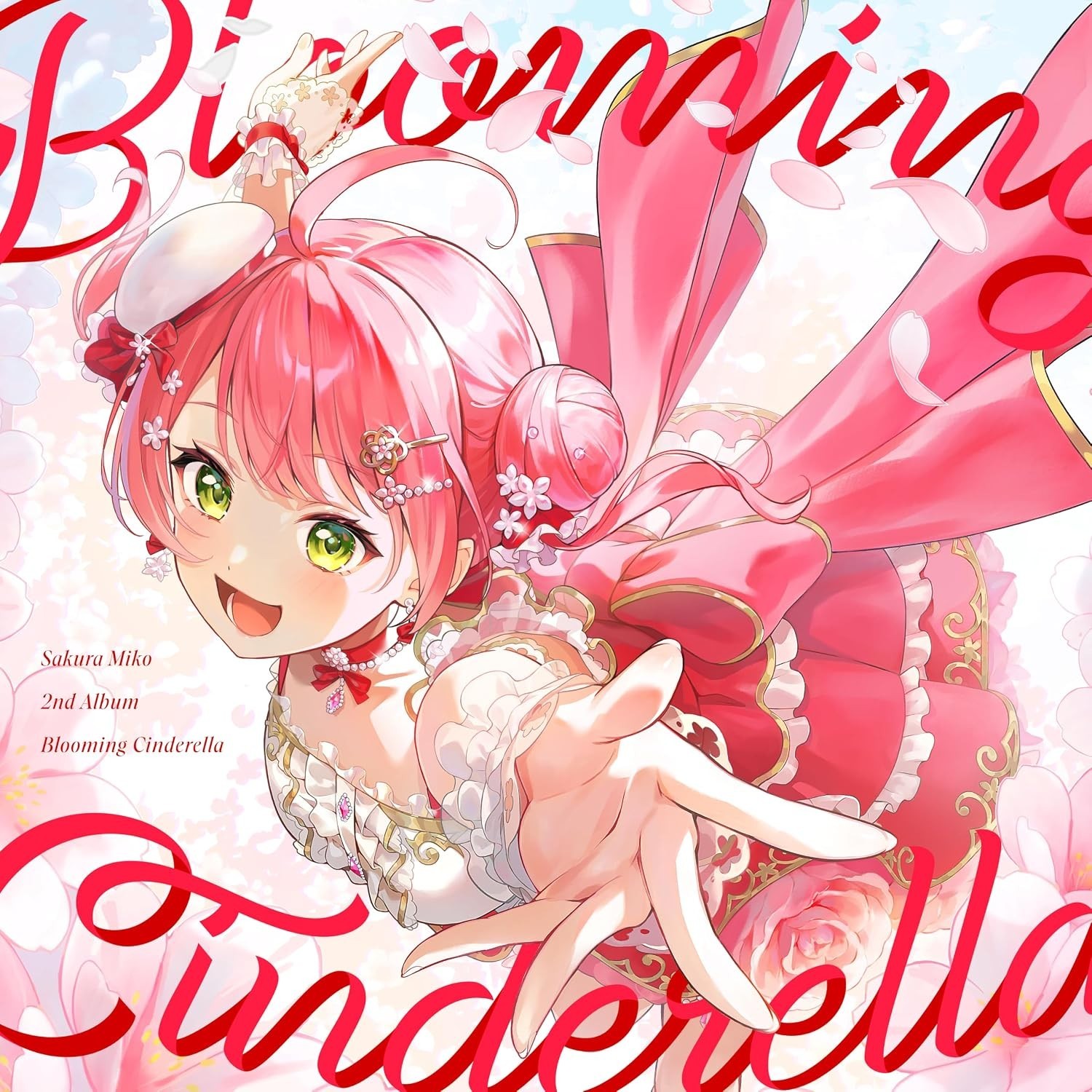 SAKURA MIKO BLOOMING CINDERELLA 2ND ALBUM CD HOLOLIVE VTUBER 11 TRACKS JAPAN