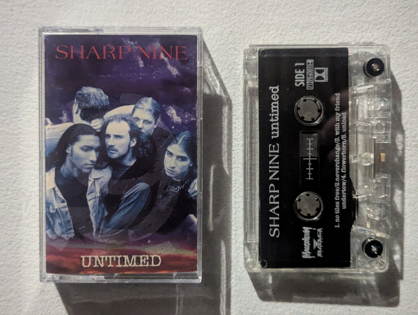 SHARP NINE Untimed 1995 Cassette Drain STH Gruntruck Soundgarden Alice In Chains