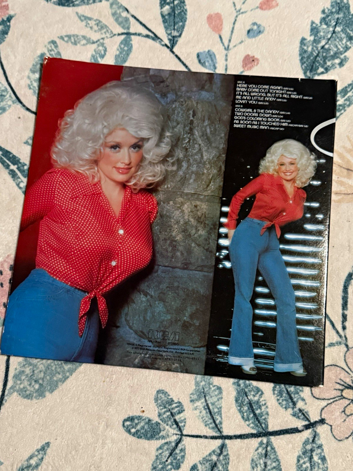 Rare Promo DOLLY PARTON Here You Come Again RCA VICTOR LP